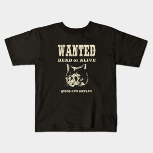 WANTED CAT by © Buck Tee Originals Kids T-Shirt